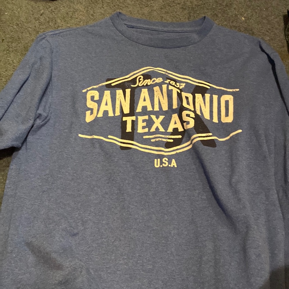Long sleeve blue Texas shirt